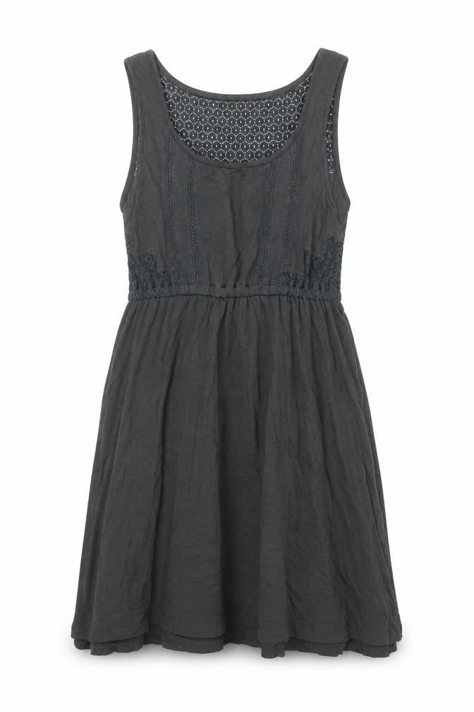 Element Womens Grey Viscose Tank Dress Size L Scoop Neck Pullover