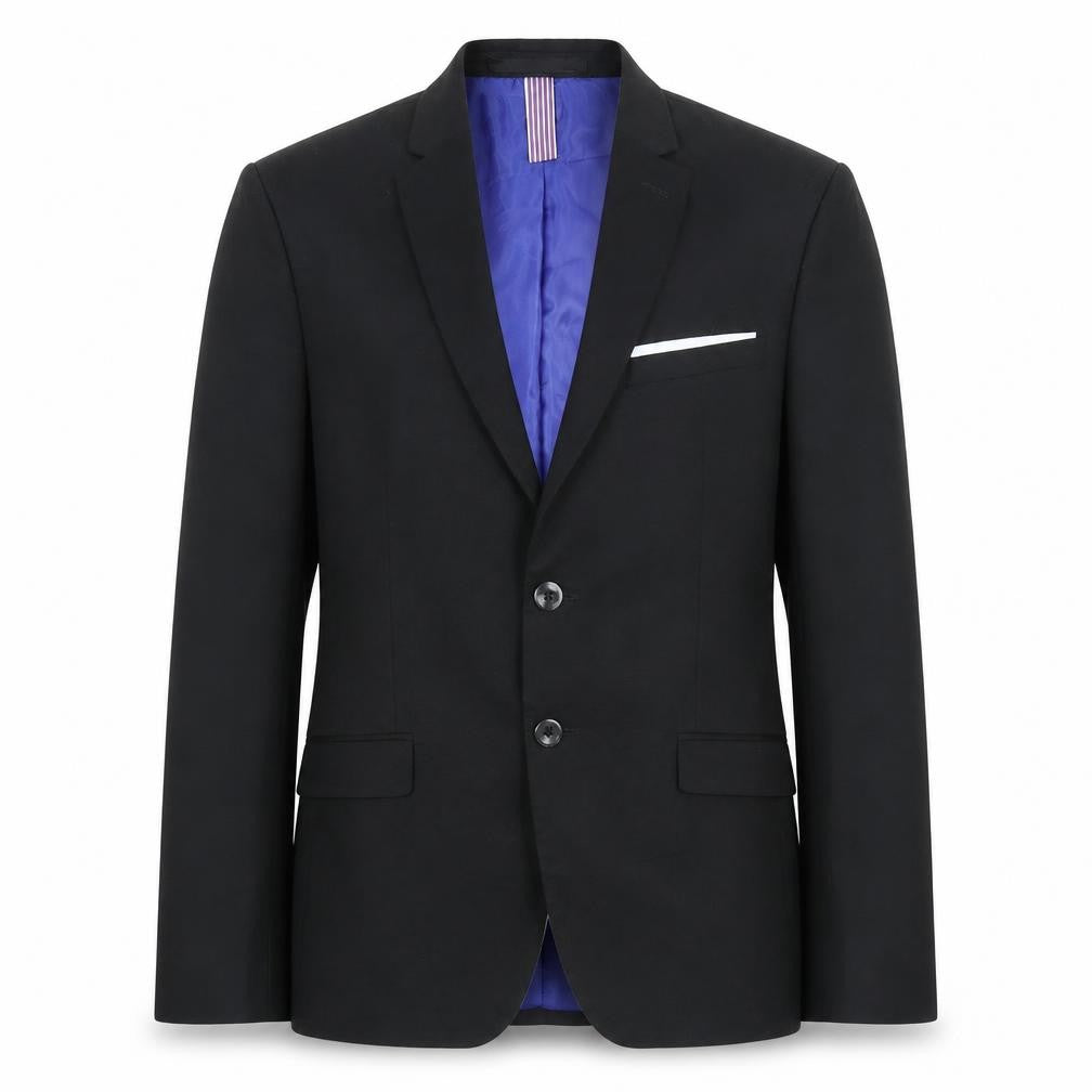 Zara Mens Blue Viscose Jacket Suit Jacket Size 36 Regular