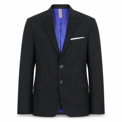 Zara Mens Blue Viscose Jacket Suit Jacket Size 36 Regular