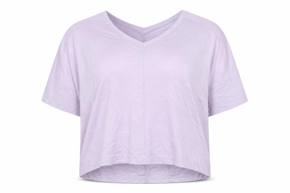 NEXT Womens Purple V-Neck Viscose Pullover Jumper Size XL