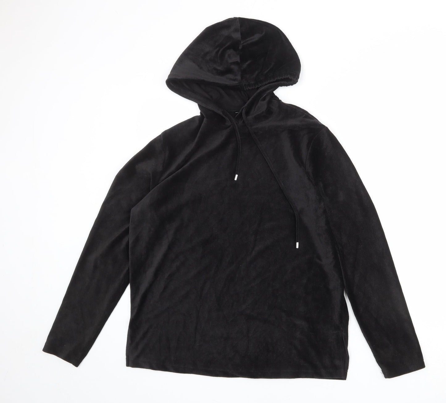 Dorothy Perkins Womens Black Polyester Pullover Hoodie Size 10 Pullover