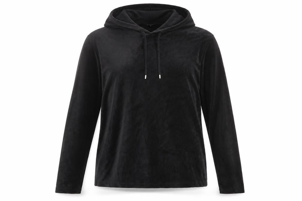 Dorothy Perkins Womens Black Polyester Pullover Hoodie Size 10 Pullover