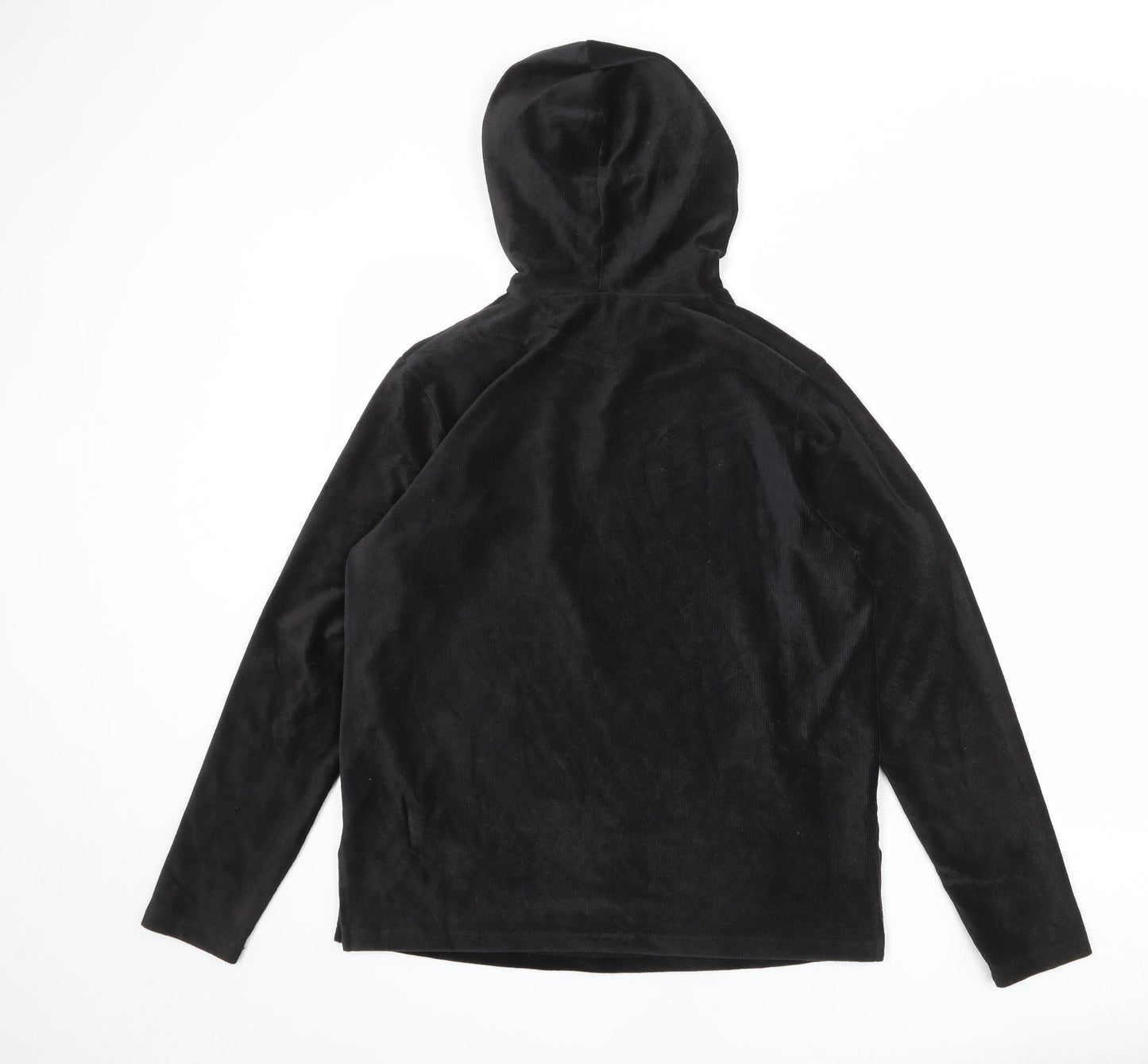 Dorothy Perkins Womens Black Polyester Pullover Hoodie Size 10 Pullover