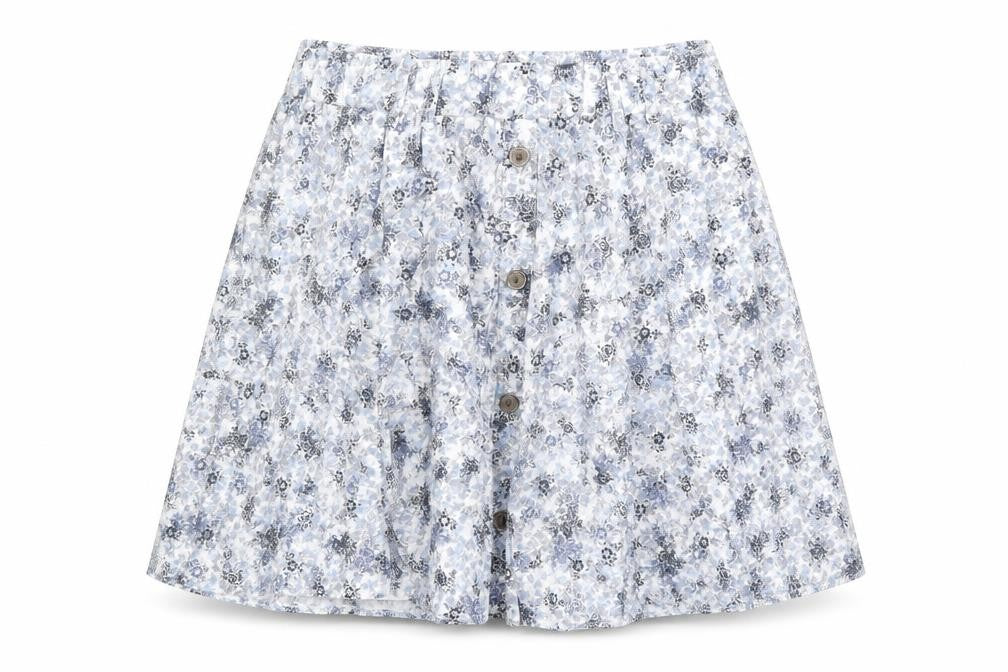 Marks & Spencer Womens Multicoloured Floral Polyester Swing Skirt Size 32 in