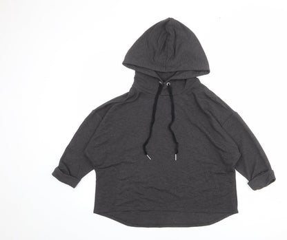 John Lewis Womens Grey Polyester Pullover Hoodie Size S Pullover