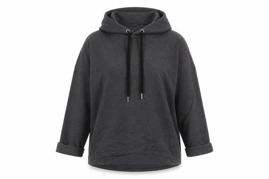 John Lewis Womens Grey Polyester Pullover Hoodie Size S Pullover