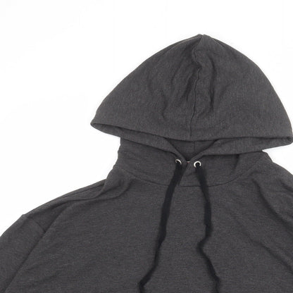 John Lewis Womens Grey Polyester Pullover Hoodie Size S Pullover