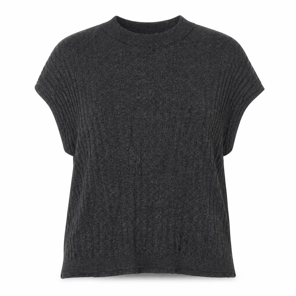H&M Womens Black Viscose Basic T-Shirt Size M Round Neck