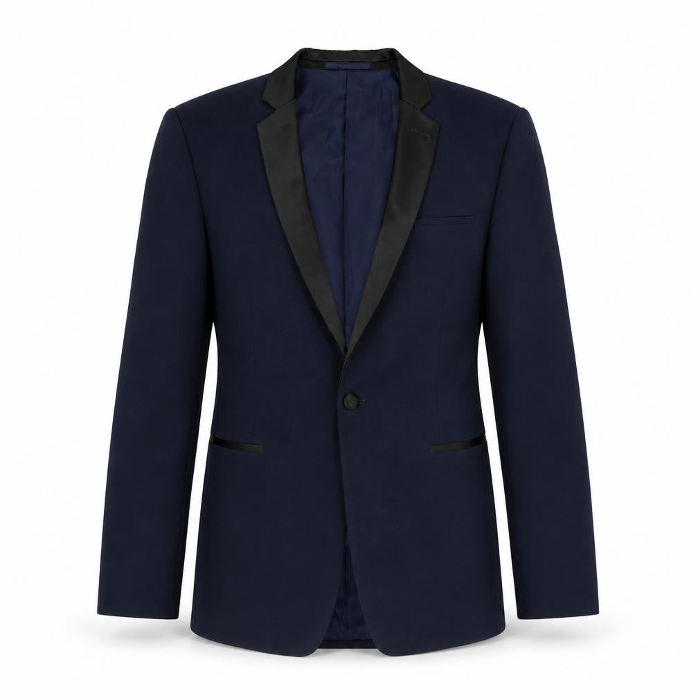 ASOS Mens Blue Polyester Jacket Blazer Size 38 Regular