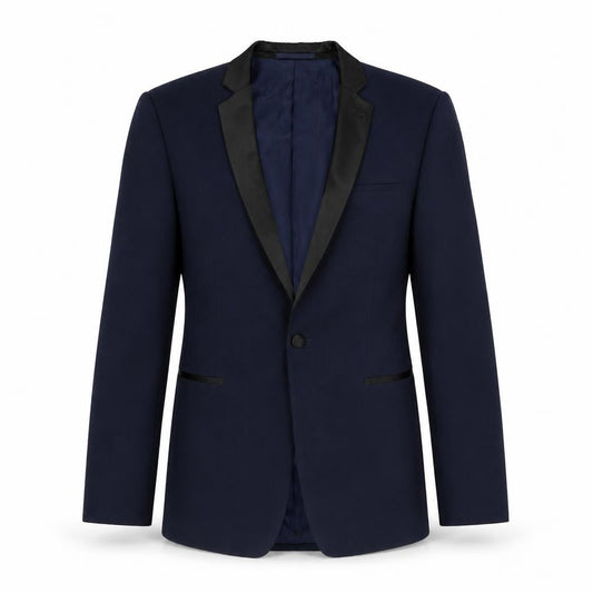ASOS Mens Blue Polyester Jacket Blazer Size 38 Regular