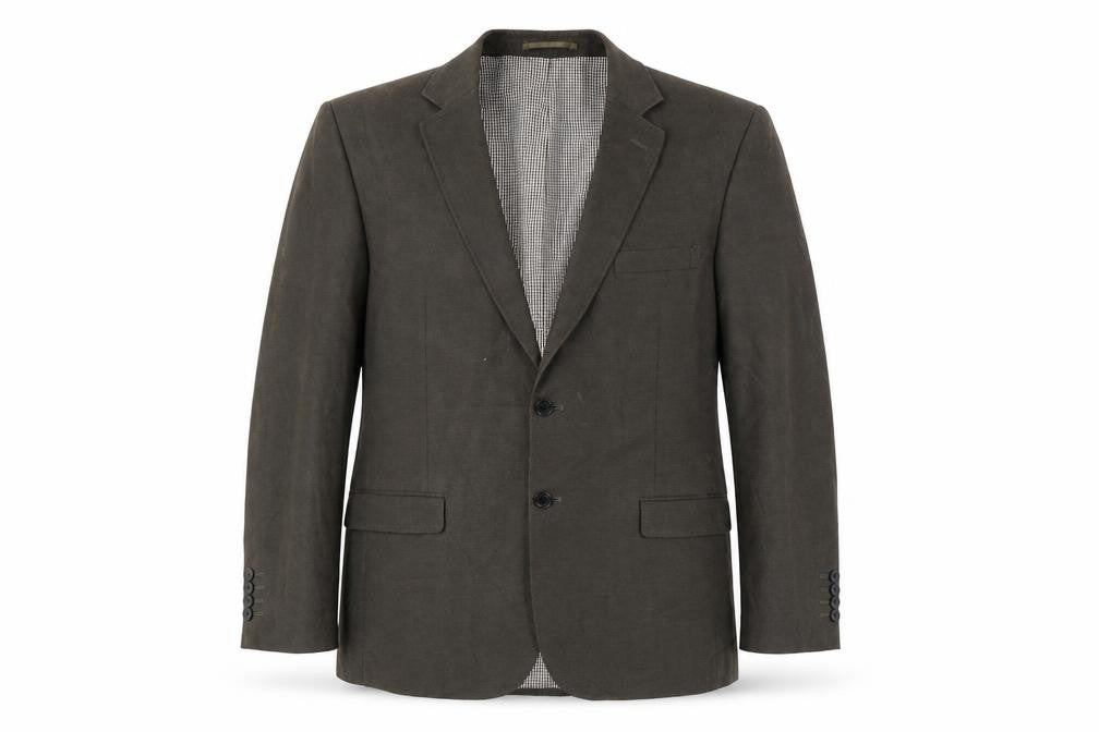 Brook Taverner Mens Grey Polyester Jacket Suit Jacket Size 44 Regular
