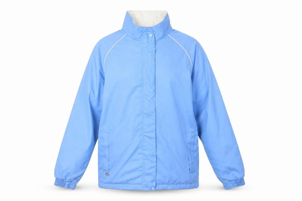 Sunderland Mens Blue Windbreaker Coat Size L Zip