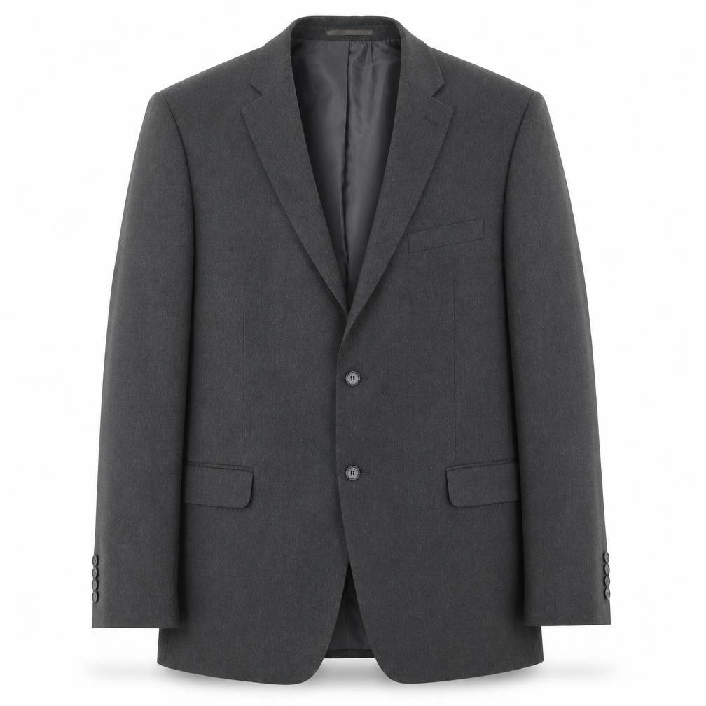 Greenwoods Mens Grey Polyester Jacket Suit Jacket Size 44 Regular