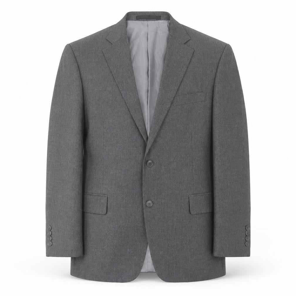 Marks & Spencer Mens Grey Polyester Jacket Suit Jacket Size 42 Regular