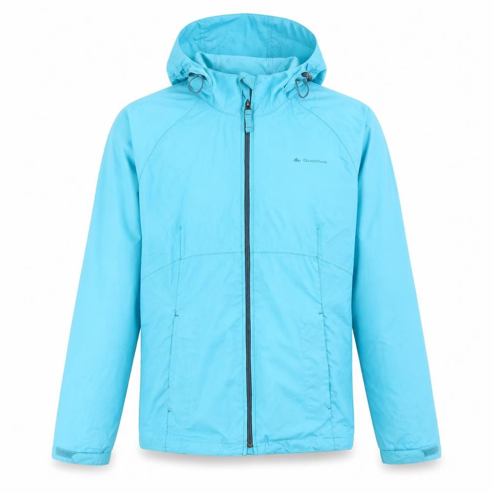 DECATHLON Mens Blue Windbreaker Coat Size S Zip