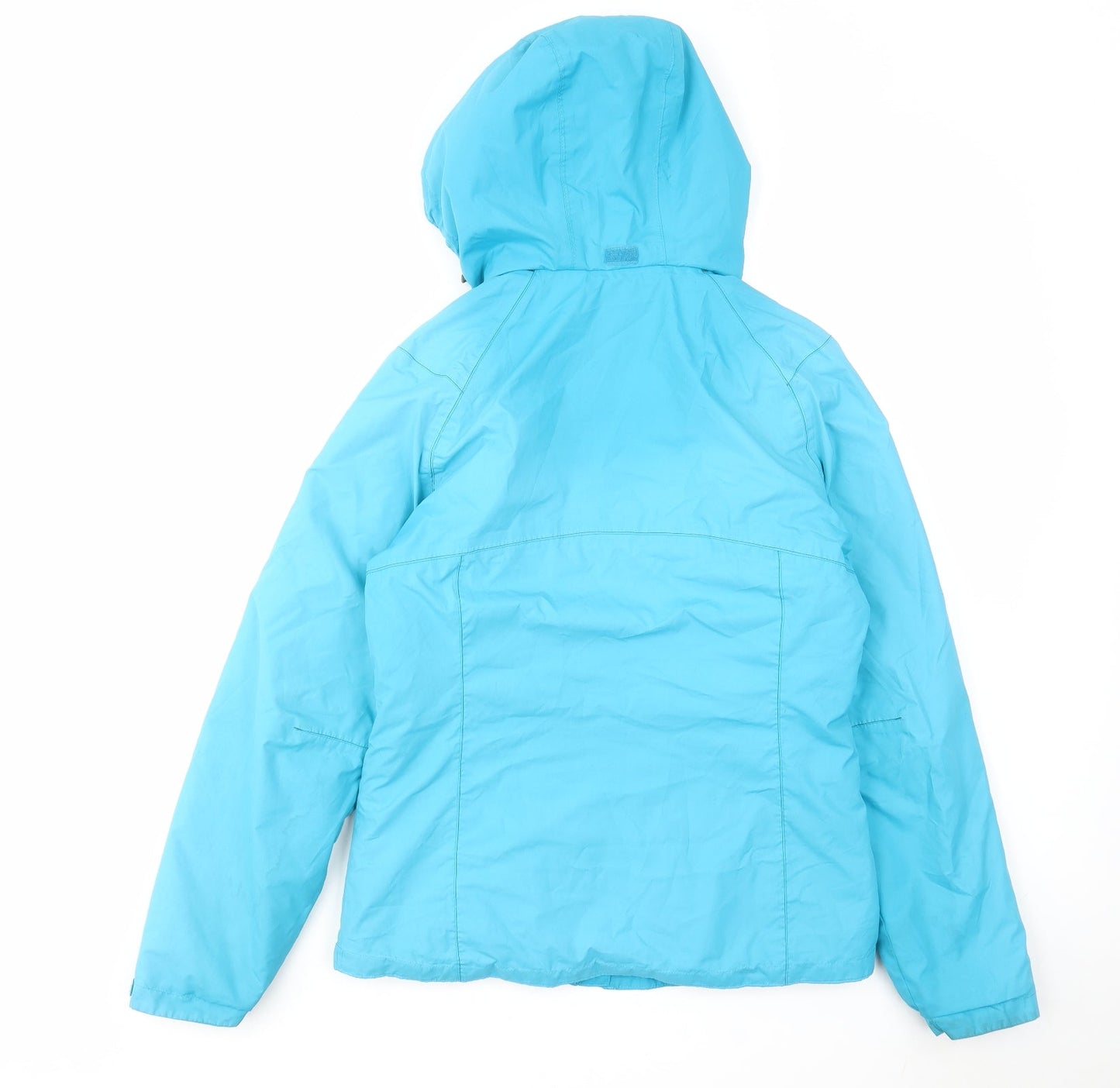 DECATHLON Mens Blue Windbreaker Coat Size S Zip