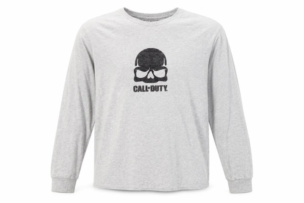 Call of Duty Mens Grey Cotton Pullover Sweatshirt Size L