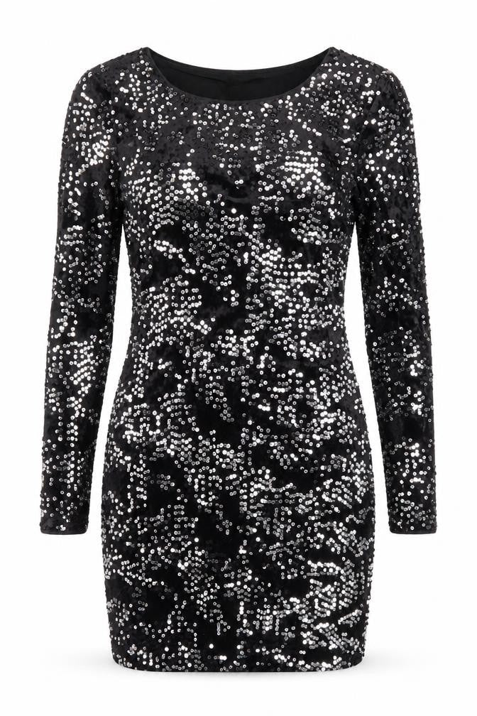 Divided by H&M Womens Black Polyester Bodycon Size 8 Boat Neck Pullover