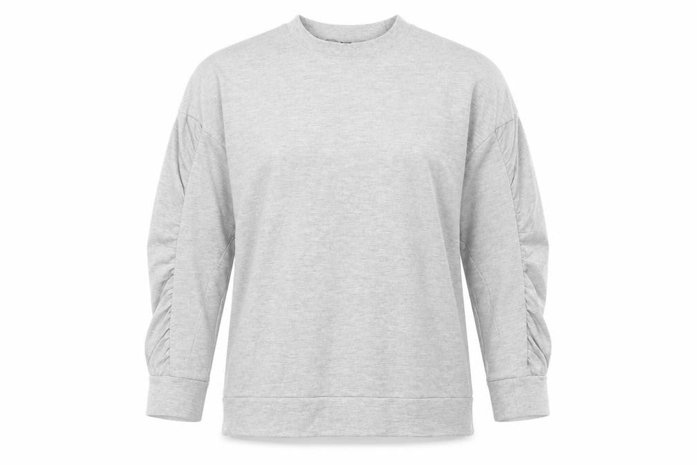 Influence Womens Grey Cotton Pullover Sweatshirt Size 12 Pullover