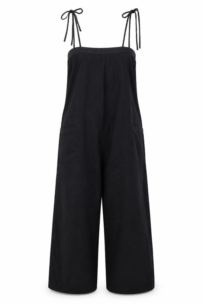 ASOS Womens Black Viscose Jumpsuit One-Piece Size 8 L21 in Button