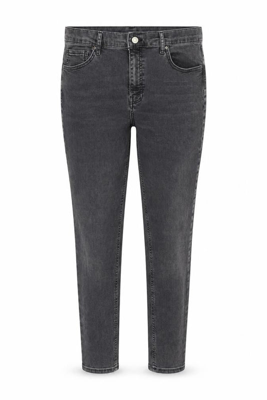 Topshop Womens Grey Cotton Skinny Jeans Size 34 in L32 in Regular Zip