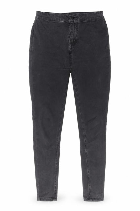 TU Womens Grey Cotton Skinny Jeans Size 10 L27 in Regular Zip