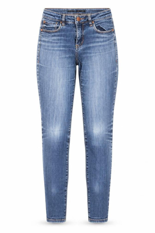 See Thru Soul Womens Blue Cotton Skinny Jeans Size 26 in L29 in Regular Zip