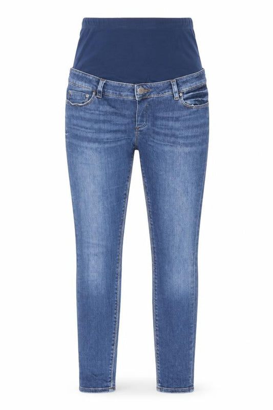 ASOS Womens Blue Cotton Skinny Jeans Size 8 L28 in Regular Button