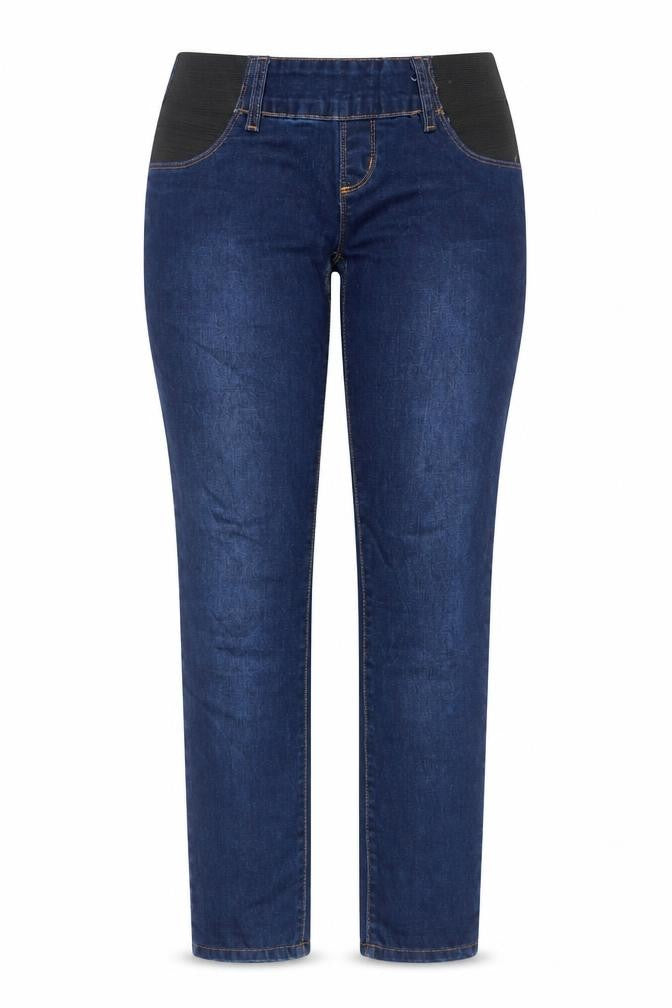 Mama-licious Womens Blue Cotton Jegging Jeans Size 28 in L32 in Regular