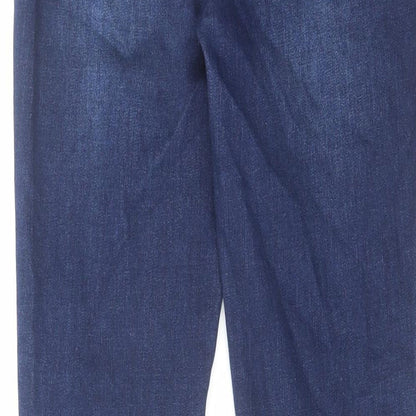 Mama-licious Womens Blue Cotton Jegging Jeans Size 28 in L32 in Regular