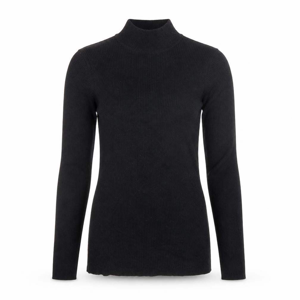 JDY Womens Black High Neck Viscose Pullover Jumper Size S