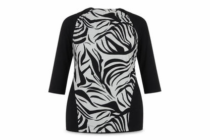 Per Una Womens Multicoloured Animal Print Polyester Mini Size 18 Round Neck Pullover