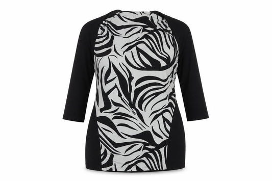 Per Una Womens Multicoloured Animal Print Polyester Mini Size 18 Round Neck Pullover