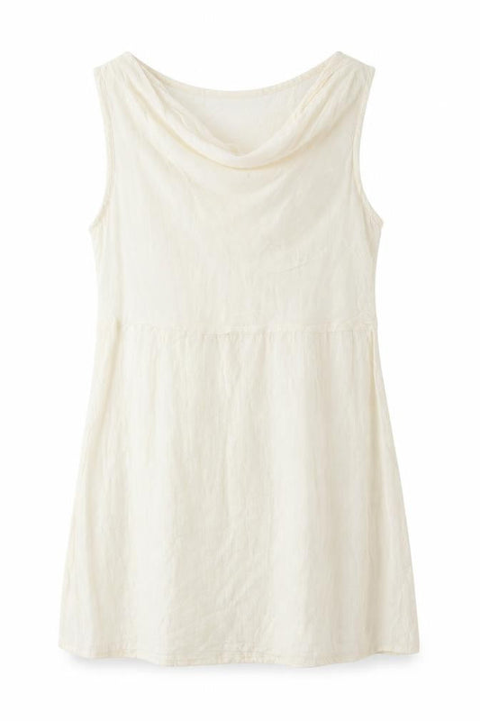 Carina Ricci Womens Ivory Polyester Shift Size M Cowl Neck Pullover