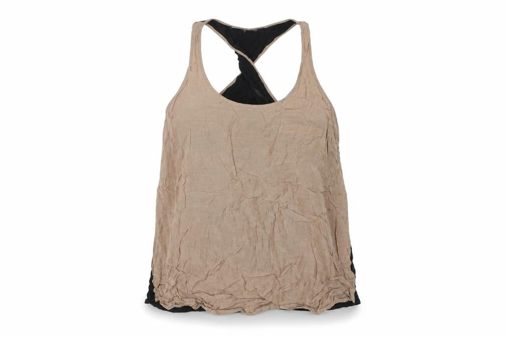 Marks & Spencer Womens Blue Viscose Basic Tank Size 18 Round Neck