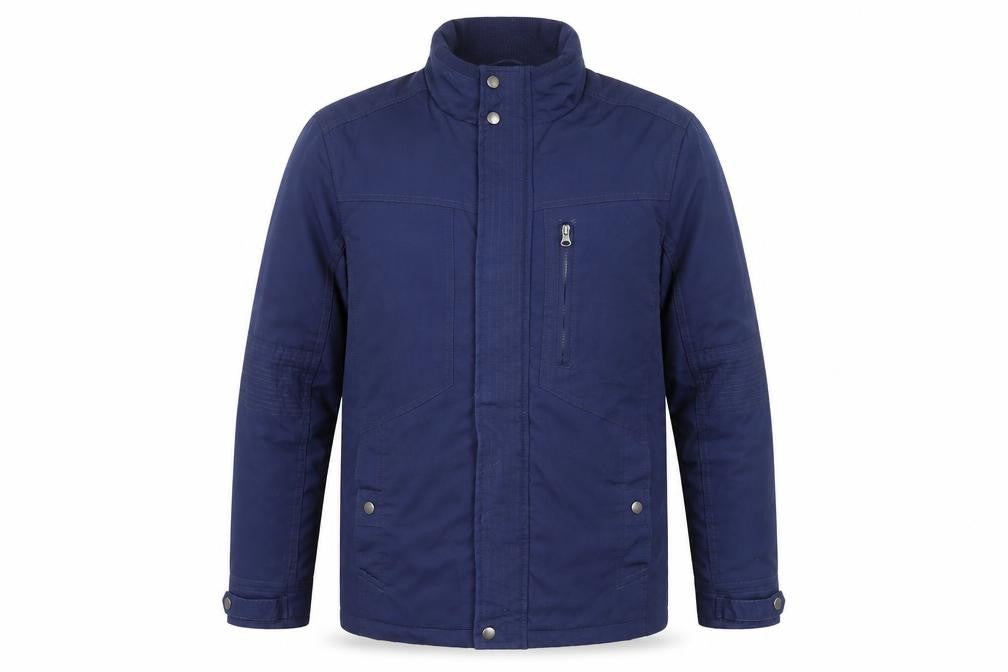 Adme Mens Blue Windbreaker Coat Size S Zip