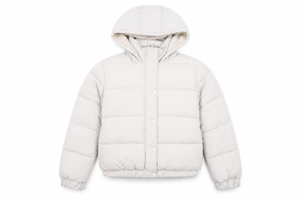 Missguided Womens Beige Jacket Size 12 Zip
