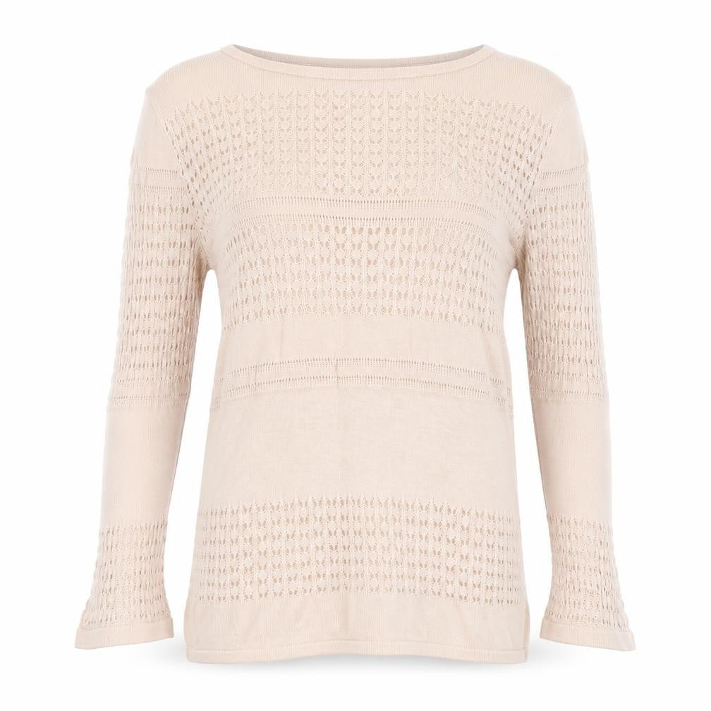Warehouse Womens Pink Boat Neck Viscose Pullover Jumper Size 8