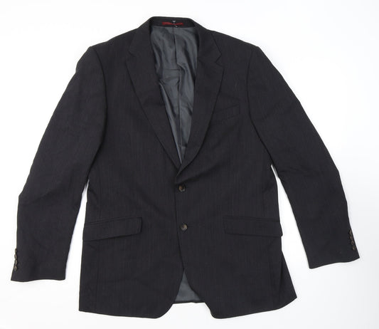 Marks and Spencer Mens Grey Wool Jacket Suit Jacket Size 42 Regular