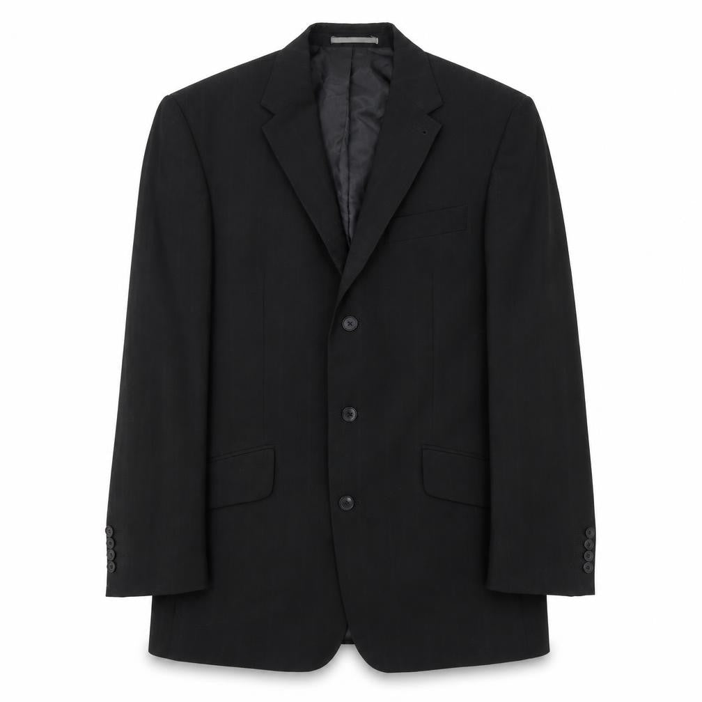 NEXT Mens Black Polyester Jacket Suit Jacket Size 40 Regular