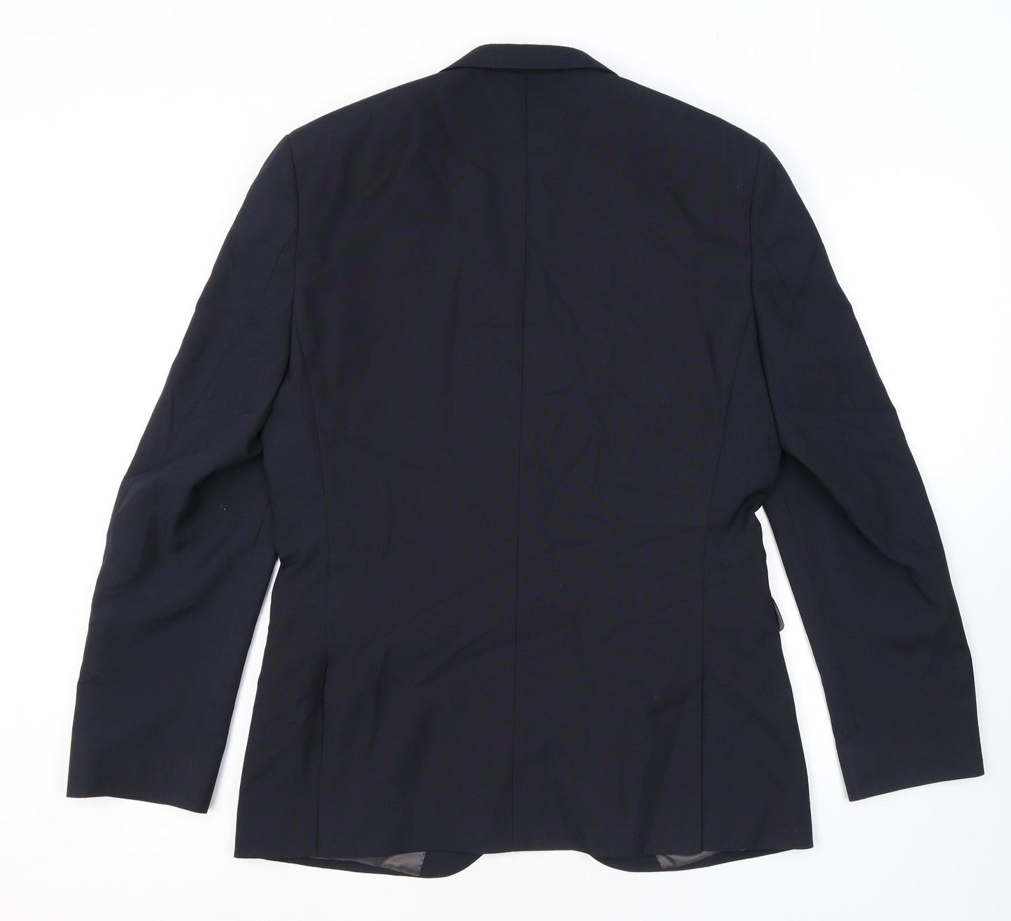 NEXT Mens Blue Polyester Jacket Suit Jacket Size 40 Regular