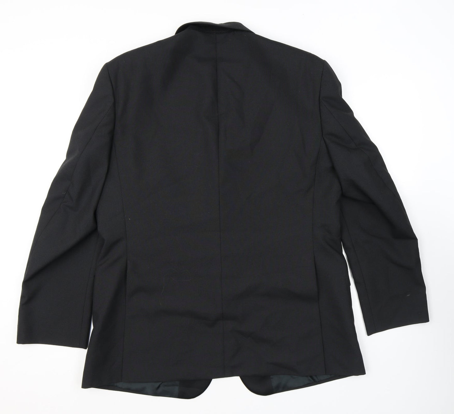 Executex Mens Black Polyester Tuxedo Suit Jacket Size 44 Regular