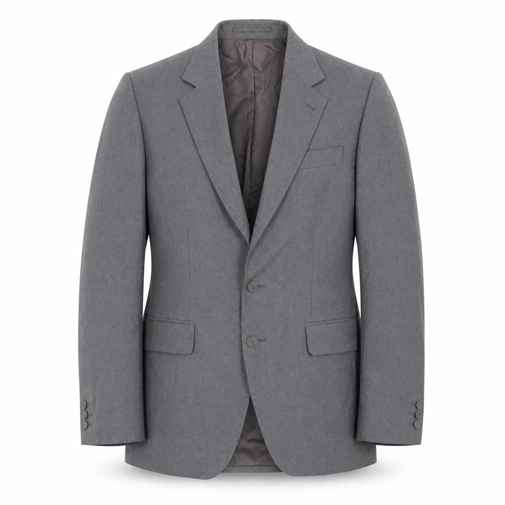 Varteks Mens Grey Polyester Jacket Suit Jacket Size 36 Regular
