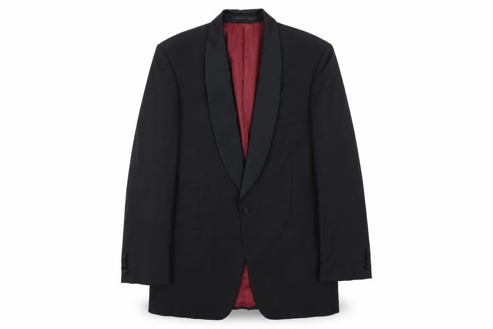 Scott & Taylor Mens Black Polyester Jacket Suit Jacket Size 42 Regular