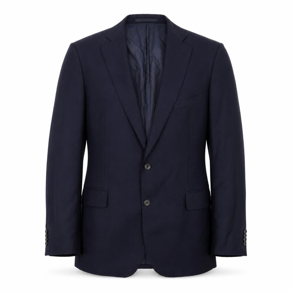 Marks & Spencer Mens Blue Wool Jacket Suit Jacket Size 42 Regular