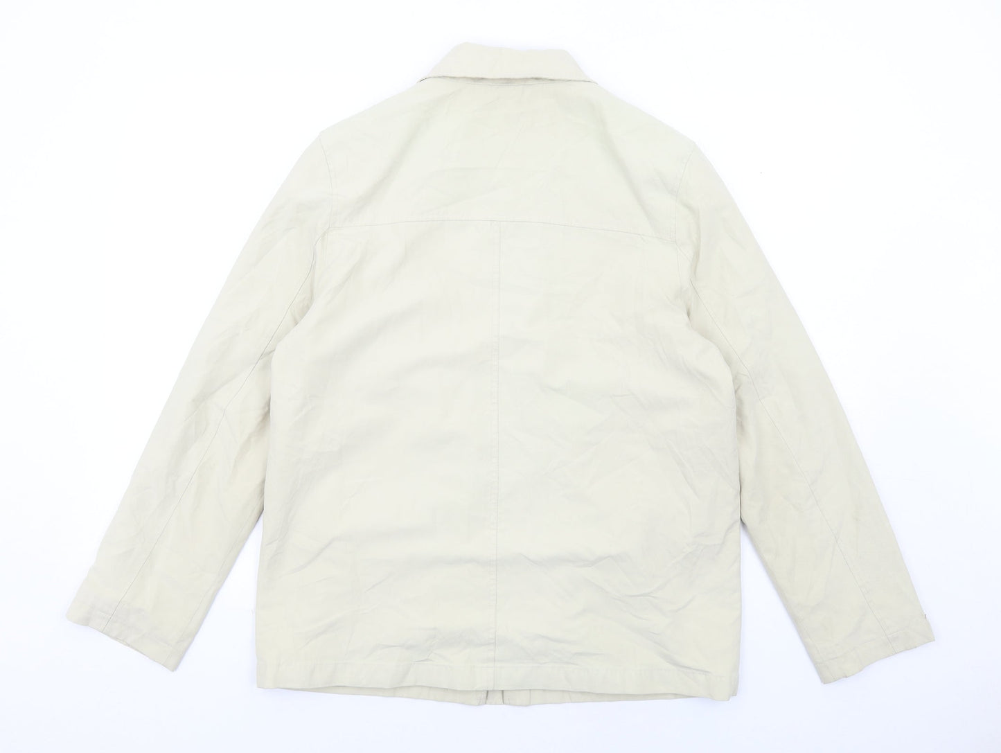 Berkertex Womens Beige Jacket Size 10 Zip