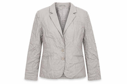 Great Plains Womens Grey Linen Jacket Blazer Size XS