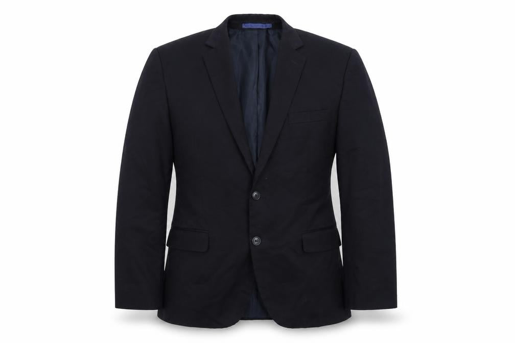 Marks & Spencer Mens Blue Polyester Jacket Suit Jacket Size 42 Regular