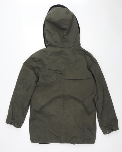 Pull&Bear Womens Green Jacket Size M Zip