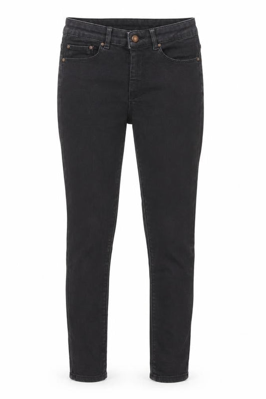 ASOS Womens Black Cotton Skinny Jeans Size 26 in L32 in Regular Zip